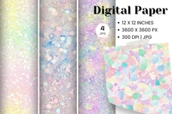 Rainbow glitter Background Wallpaper Sparkles Digital Paper Product Image 1