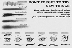 30 Manga Brushes For Procreate Product Image 4