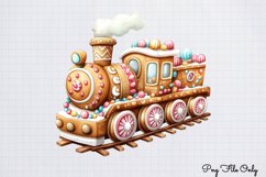 Christmas Gingerbread Clipart Bundle PNG Product Image 5