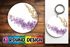 Vibrant Blossom PNG: Sublimation Wrap Keychain Product Image 1