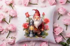 Cute Valentine Gnome Clipart, Gnome Clipart, Cute Gnome Product Image 4