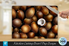 Coconut Cutting Board Sublimation Design Product Image 1