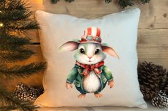 Christmas Farm Animals Sublimation Clipart Product Image 4