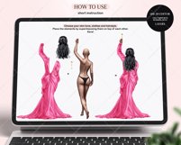 Bridesmaids Long Silk Dresses, Hen Party, Night Gowns Product Image 4