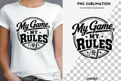 Mahjong quote png design for T-shirts Product Image 3