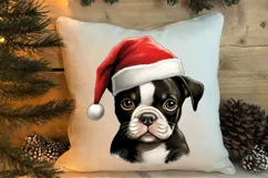 Christmas Peeking Dogs Clipart, Christmas PNG Product Image 4