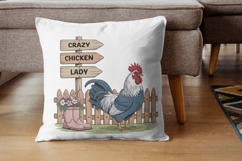 Funny Chicken Sublimation PNG Set Product Image 4