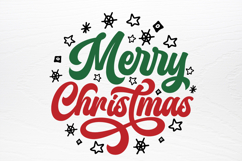 Christmas Round Ornaments Sign SVG Product Image 4