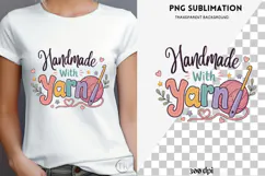Crochet phrases png design for T-shirts Product Image 4