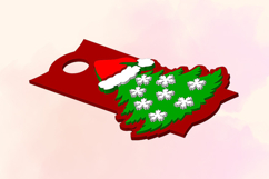 Christmas Tree 40 OZ Tumbler Stl File for 3D Printinting Product Image 4