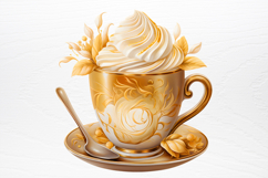 Christmas Hot Cocoa Cup Sublimation PNG Product Image 4