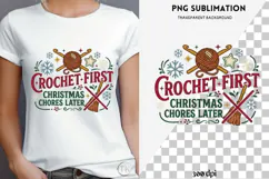 Christmas crochet png design for T-shirts Product Image 4