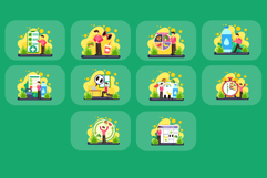 Diet Plan Illustration Pack Product Image 4