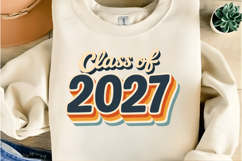 Retro Class of 2027 PNG Sublimation Design, Product Image 9