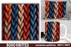 Boho Knitted Seamless Patterns Product Image 1
