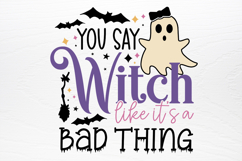 Halloween Cute Ghost SVG Product Image 4