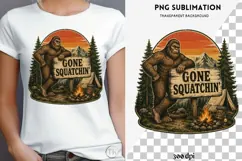 Big foot png design for T-shirts Product Image 3
