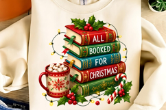 All Booked for Christmas PNG Clipart, Merry Christmas PNG Product Image 4