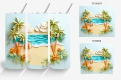 3D Summer Tumbler Wrap PNG Bundle Vol 4 Product Image 5