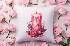 Retro Valentine Watercolor Clipart Bundle Product Image 7