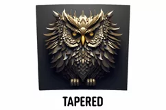 3D Owl Tumbler Sublimation Wrap | 3D Tumbler wrap Product Image 3