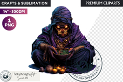 Black magic Voodoo clipart PNG , African witchcraft Product Image 1