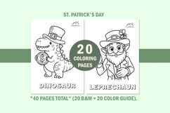 St Patrick's Day Coloring Pages for Kids Product Image 4