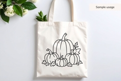Hand Drawn Fall Pumpkins SVG Product Image 4