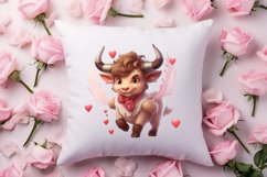 Adorable Animals Cupid Valentine Clipart sublimation Product Image 4