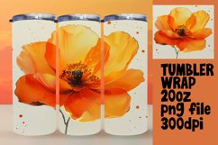Springtime Serenade: 3D Floral Tumbler Art Product Image 1