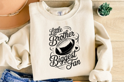 Little Brother Biggest Fan Svg | Game Day Svg | Shirt Svg Product Image 4