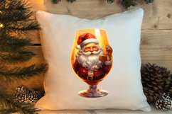 Christmas Wine Cup Sublimation Clipart Product Image 4