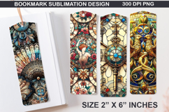 Winter Bookmarks Sublimation - 4 Bookmark Design Product Image 1