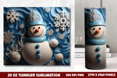 Christmas 20 OZ Tumbler Wrap PNG, Christmas Tumbler Wrap Product Image 4