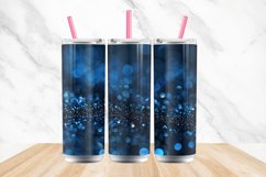 3D Blue and black glitter Tumbler Wrap Bundle Product Image 4