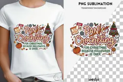 Christmas crochet png design for T-shirts Product Image 4