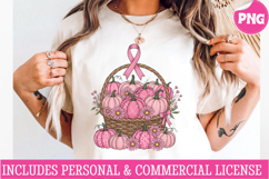 Breast Cancer PNG,Pink Breast Cancer Awarenes Sublimation Product Image 2