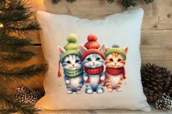 Cat Christmas Cat Art for Holiday Clipart Product Image 3