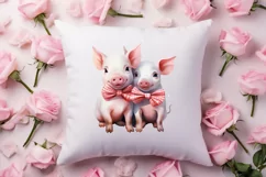 Valentines Day Animal Couple Clipart, Valentine Couple Product Image 4