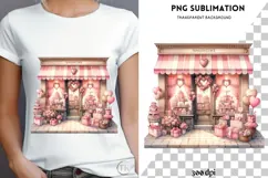 Valentine shop png design for T-shirts Product Image 4