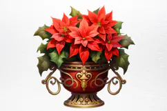 Christmas Houseplants Clipart PNG Product Image 4