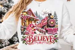 Vintage Santa Christmas PNG, Christmas Sublimation Product Image 4