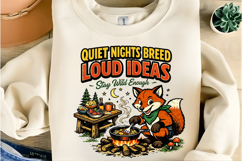 Quiet Nights Loud Ideas Camping Fox Product Image 6