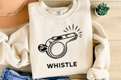 Whistle Svg | Game Day Svg | Sport Svg | Shirt Svg Product Image 4