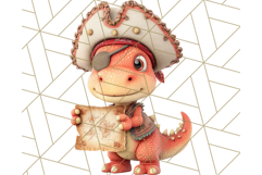 Dinosaur Costume Clipart, Cute Dinos in Halloween Outfits Product Image 4