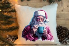 Christmas Purple Santa Claus Sublimation, Christmas PNG Product Image 4