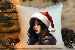 Black Red Christmas Clipart, Black Red Christmas Clip Product Image 4