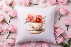 Watercolor Valentines Day Clipart, Christmas Clipart Product Image 4