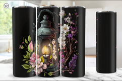2 Summer Lantern Tumbler Wrap Sublimation, 20 oz Product Image 3