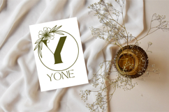 Floral Charm Monogram - Decorative Botanical Monogram Serif Product Image 3